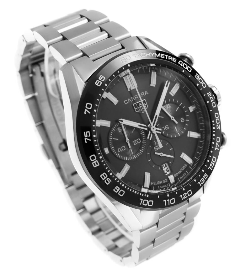 Tag Heuer Carrera Heuer 02 - Schwarzes Zifferblatt – Bild 5