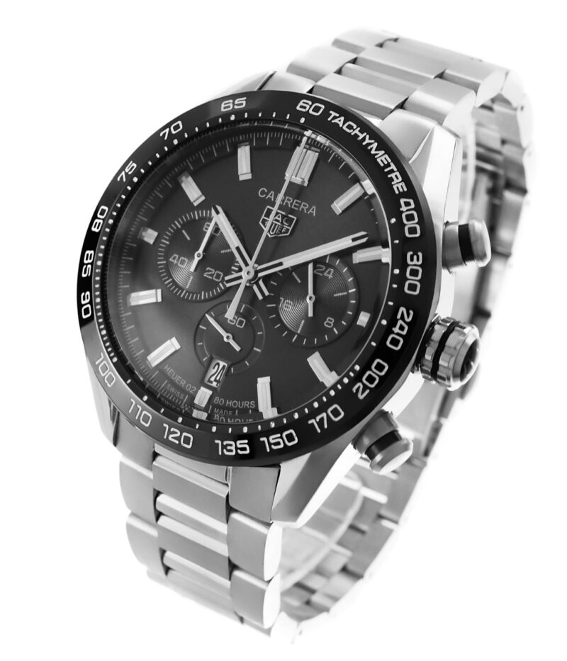 Tag Heuer Carrera Heuer 02 - Schwarzes Zifferblatt – Bild 6