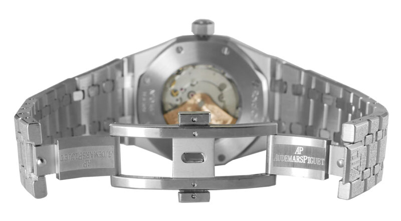 Audemars Piguet Royal Oak frosted dunkelblau 41mm – Bild 10