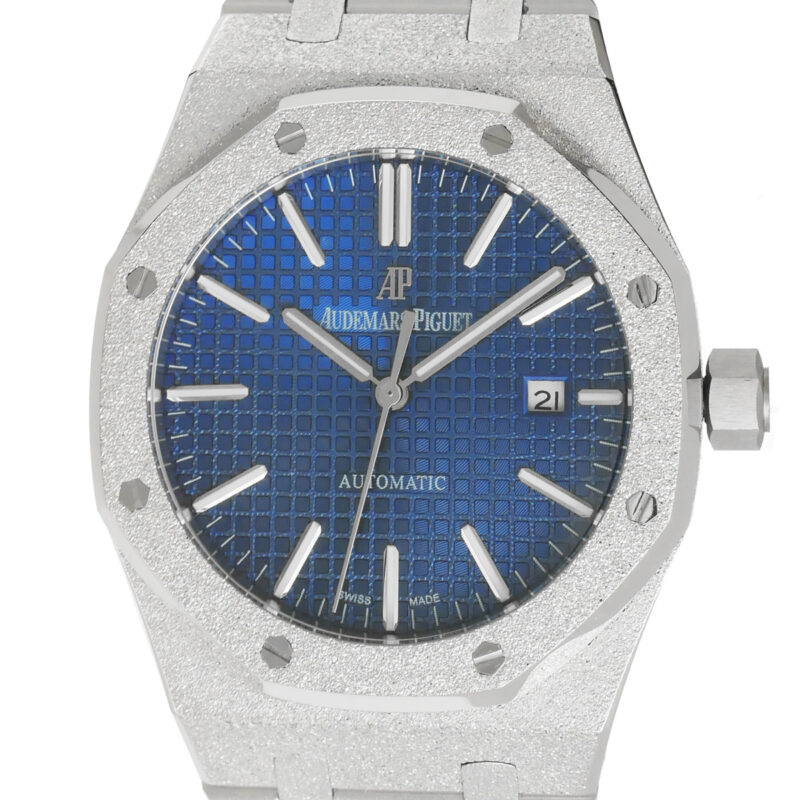 Replica Audemars Piguet Royal Oak frosted dunkelblau, Audemars Piguet Royal Oak frosted dunkelblau 41mm