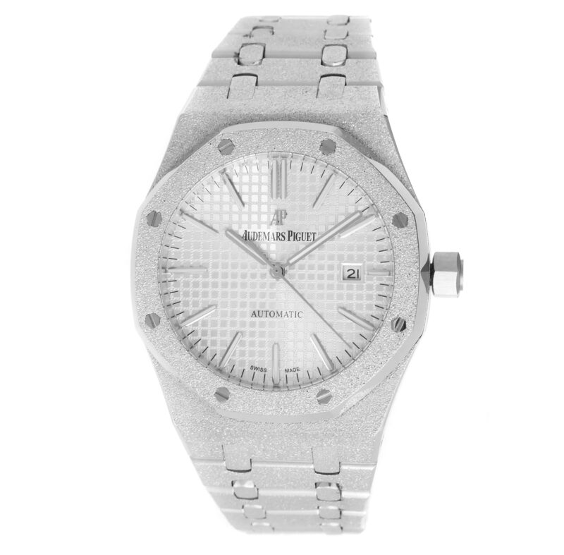 Audemars Piguet Royal Oak frosted silver 41mm – Bild 3