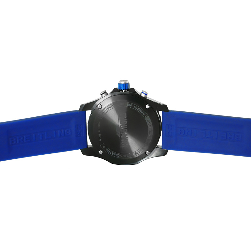 Breitling Endurance Pro Kautschukarmband blau