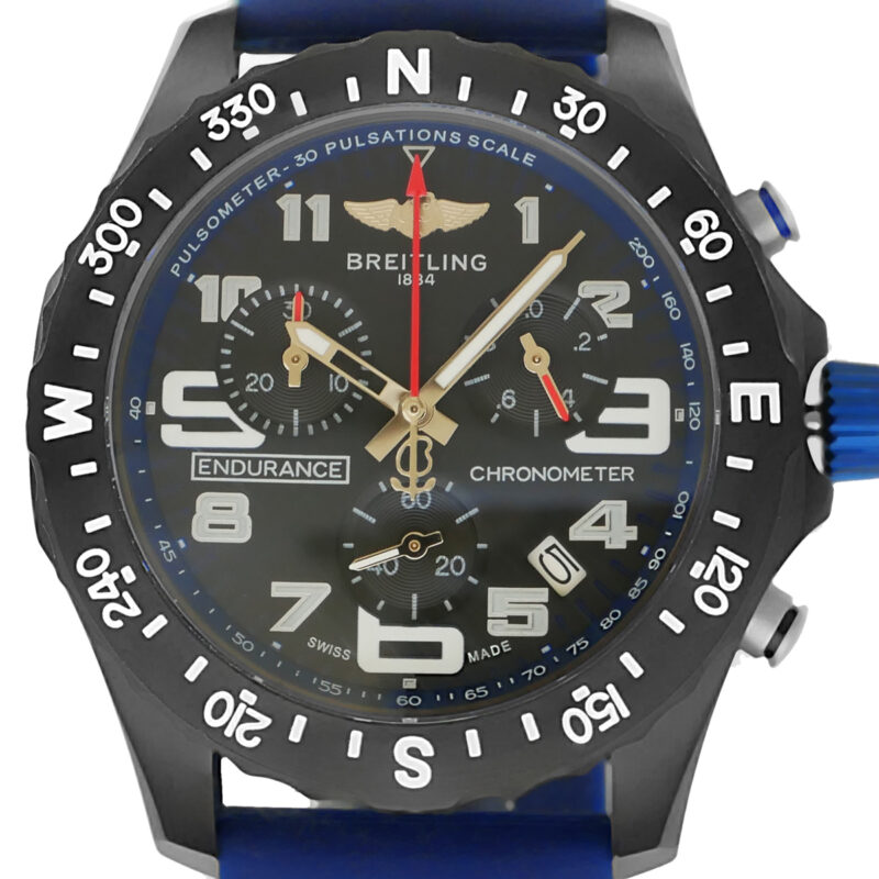 Breitling Endurance Pro Kautschukarmband blau