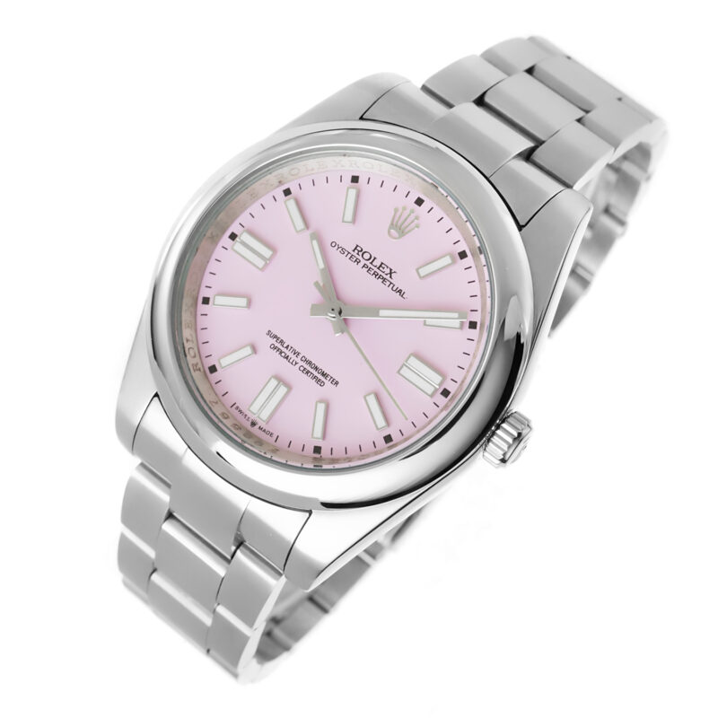 Rolex Oyster Perpetual 36mm Zifferblatt rosa – Bild 4