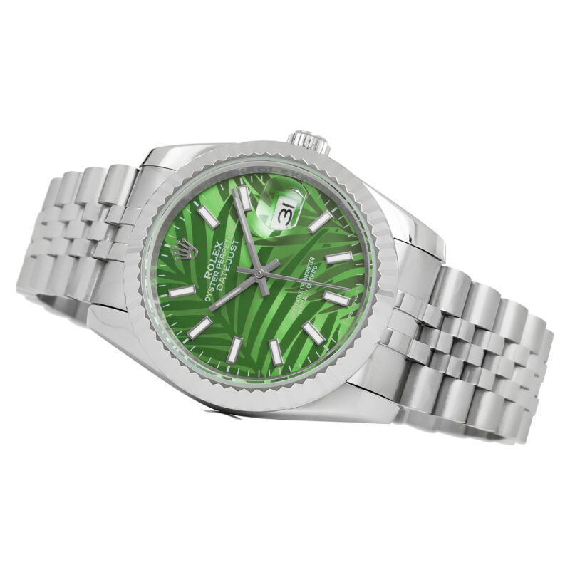 Rolex Datejust 36mm 2023 Palm Green Jubilee – Bild 8
