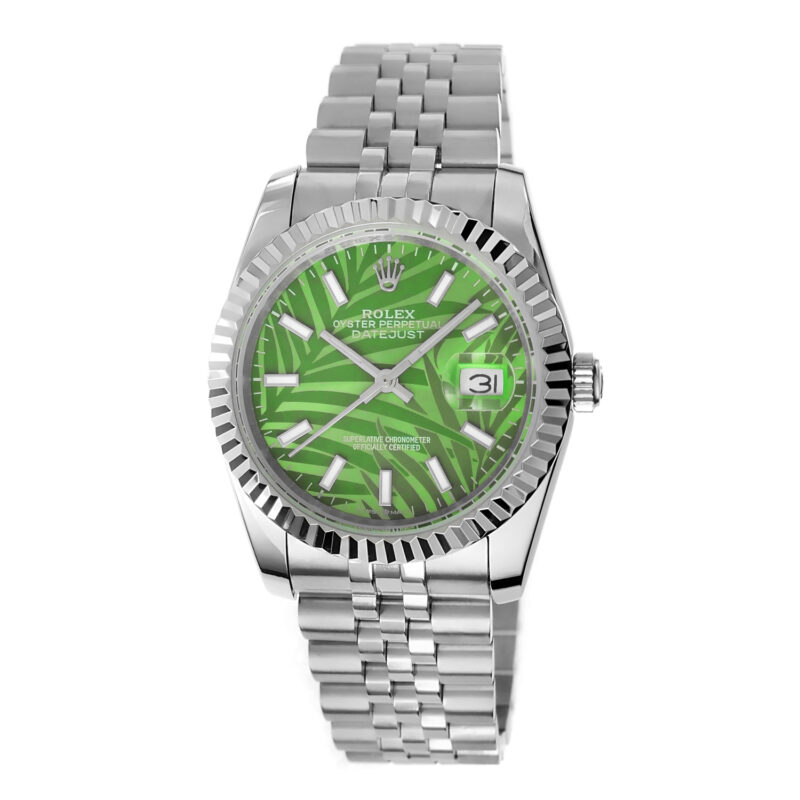 Rolex Datejust 36mm 2023 Palm Green Jubilee