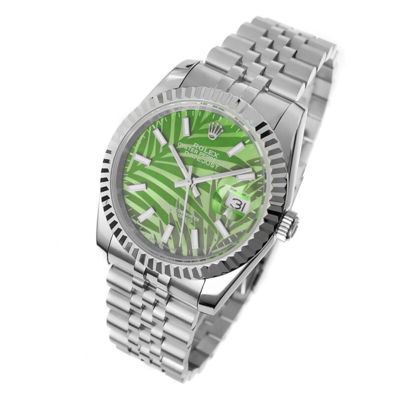 Rolex Datejust 36mm 2023 Palm Green Jubilee