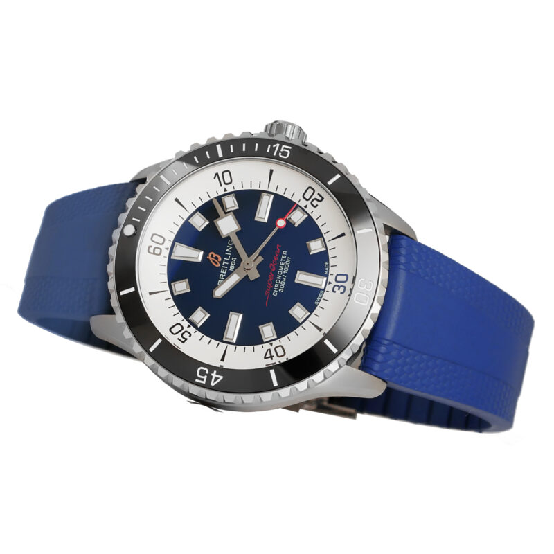 Breitling Superocean Automatic 44 Zifferblatt blau – Bild 6