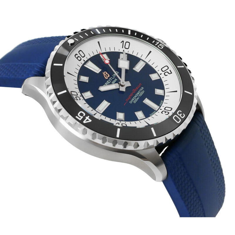 Breitling Superocean Automatic 44 Zifferblatt blau – Bild 7