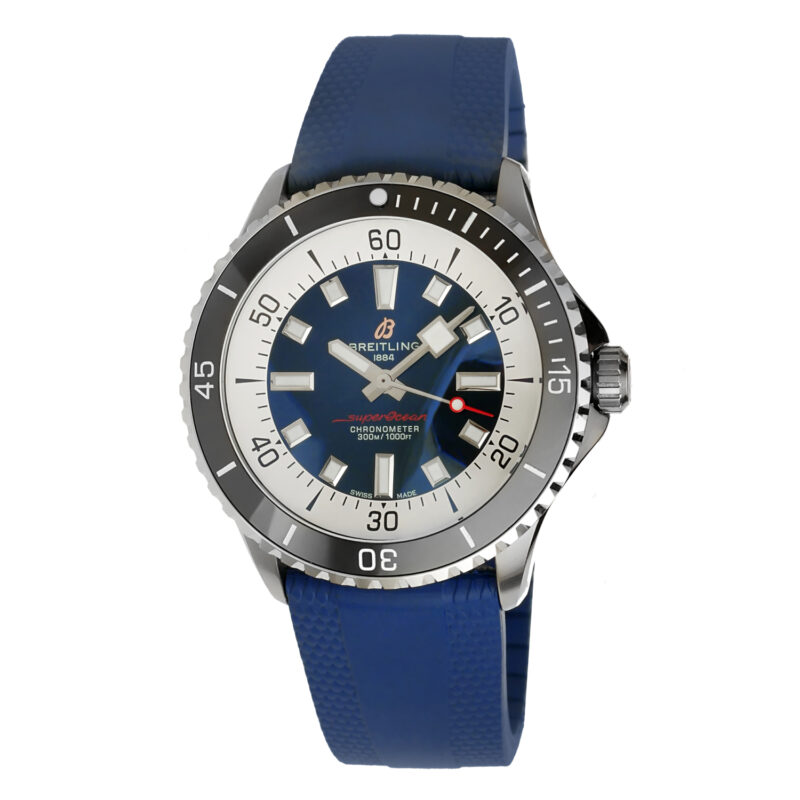 Breitling Superocean Automatic 44 Zifferblatt blau – Bild 3