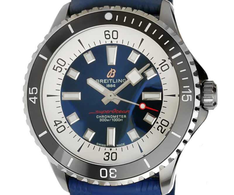 Breitling Superocean Automatic 44 Zifferblatt blau