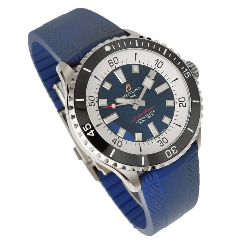 Breitling Superocean Automatic 44 Zifferblatt blau – Bild 10