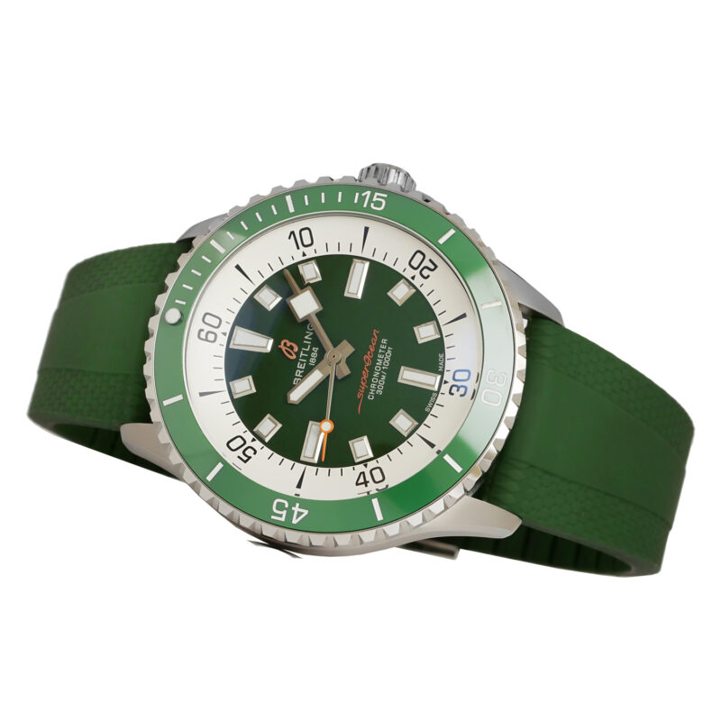 Breitling Superocean Automatic 44 Zifferblatt grün – Bild 8