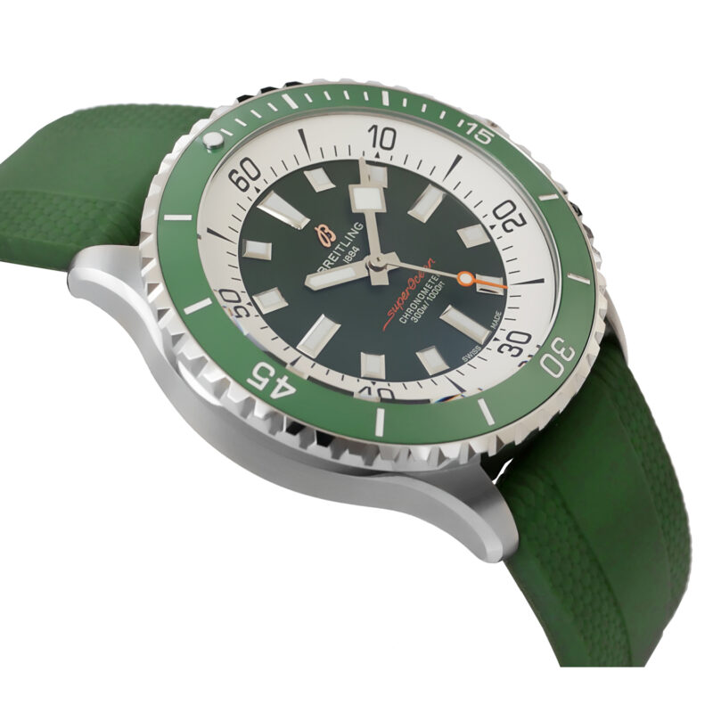 Breitling Superocean Automatic 44 Zifferblatt grün – Bild 7