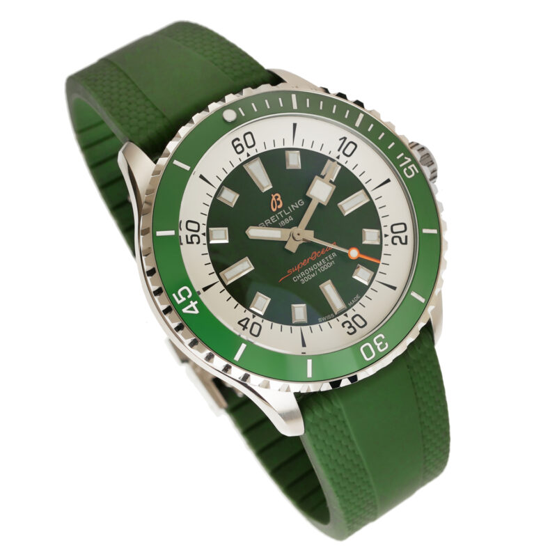 Breitling Superocean Automatic 44 Zifferblatt grün – Bild 5