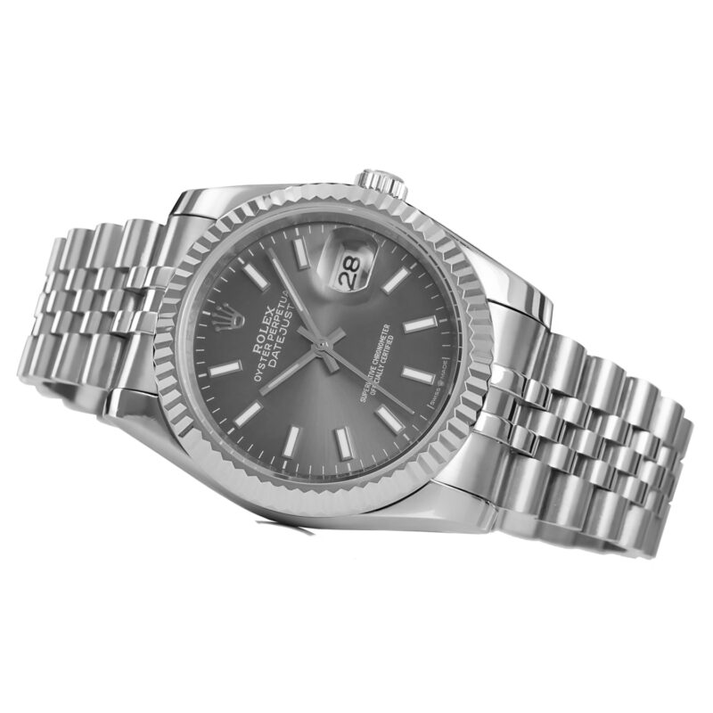 Rolex Datejust 36mm Jubilee Armband grau – Bild 7