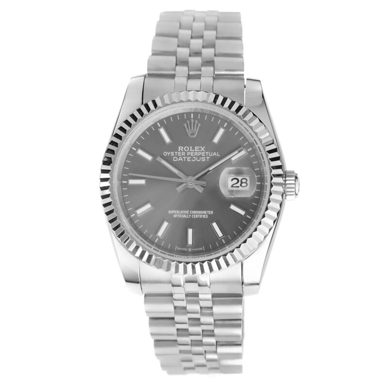 Rolex Datejust 36mm Jubilee Armband grau – Bild 3