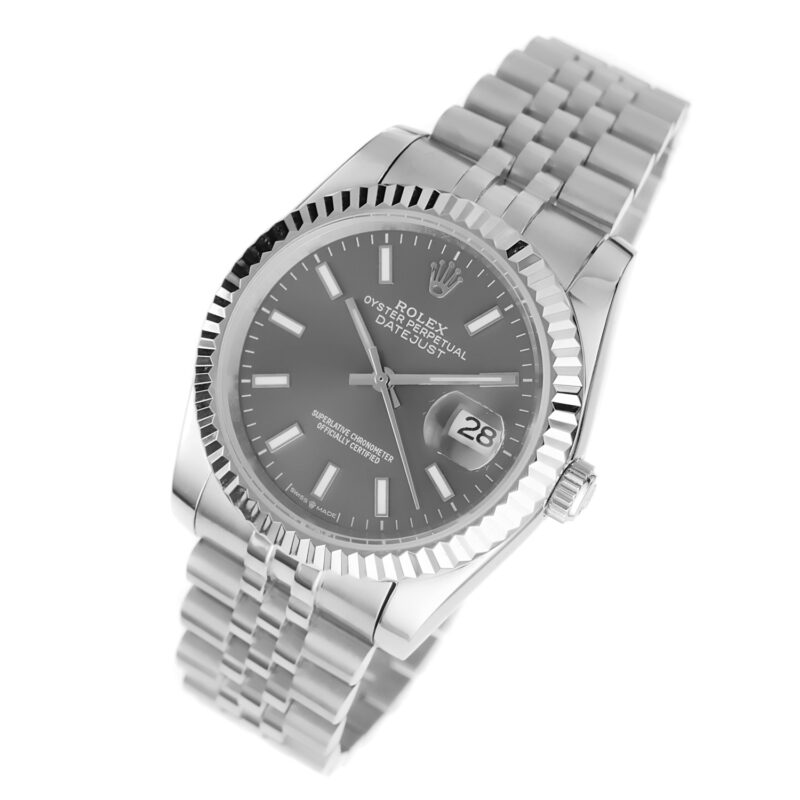 Rolex Datejust 36mm Jubilee Armband grau – Bild 10