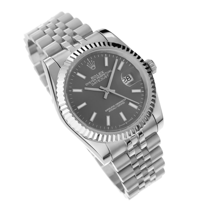 Rolex Datejust 36mm Jubilee Armband grau – Bild 11