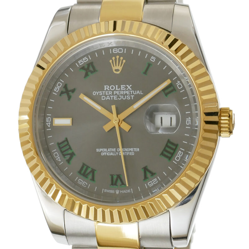 Rolex Datejust 41mm Oyster 18k gold Wimbledon