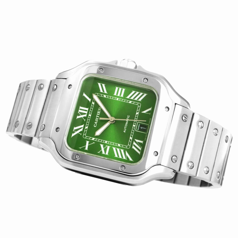 Cartier Santos de Cartier 2023 Zifferblatt grün – Bild 8