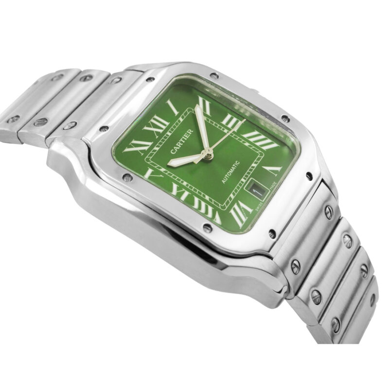 Cartier Santos de Cartier 2023 Zifferblatt grün – Bild 7