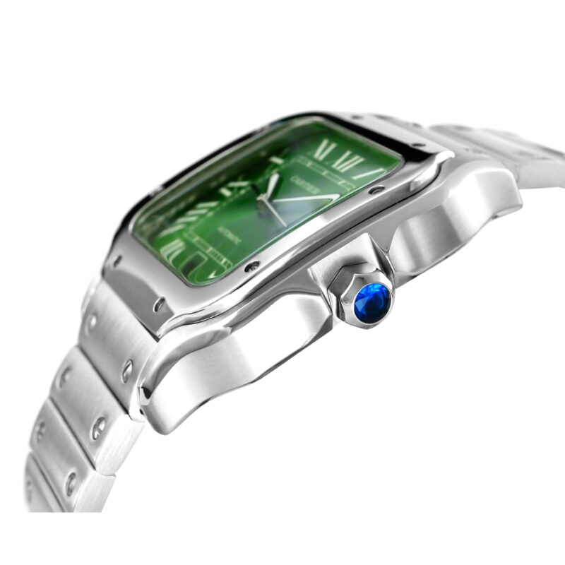 Cartier Santos de Cartier 2023 Zifferblatt grün – Bild 6