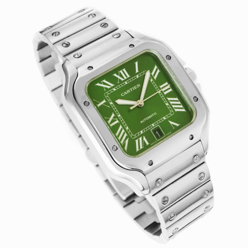 Cartier Santos de Cartier 2023 Zifferblatt grün – Bild 5