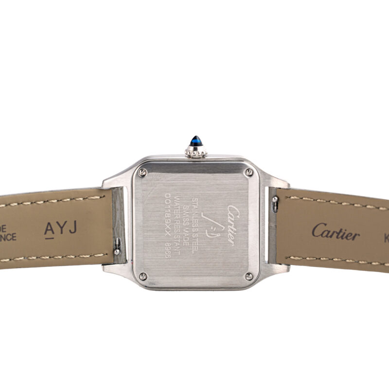 Cartier Santos Dumont beiges Lederband – Bild 9