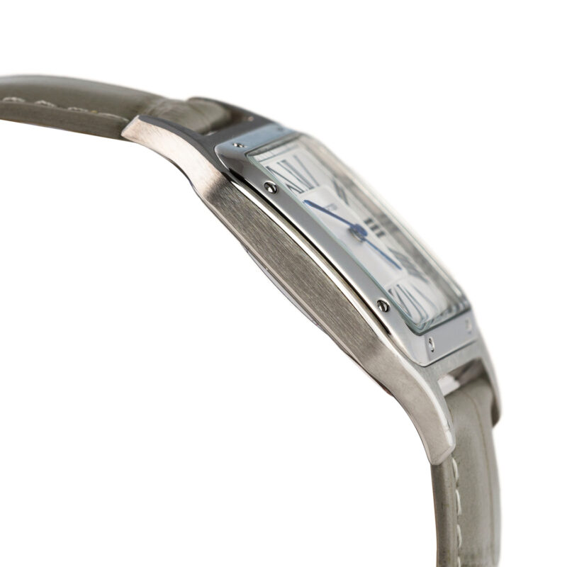 Cartier Santos Dumont beiges Lederband – Bild 6