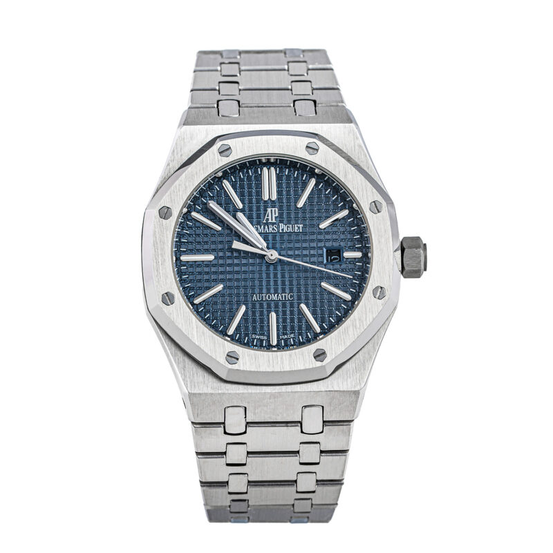Audemars Piguet Royal Oak Selfwinding 15400st blau – Bild 3