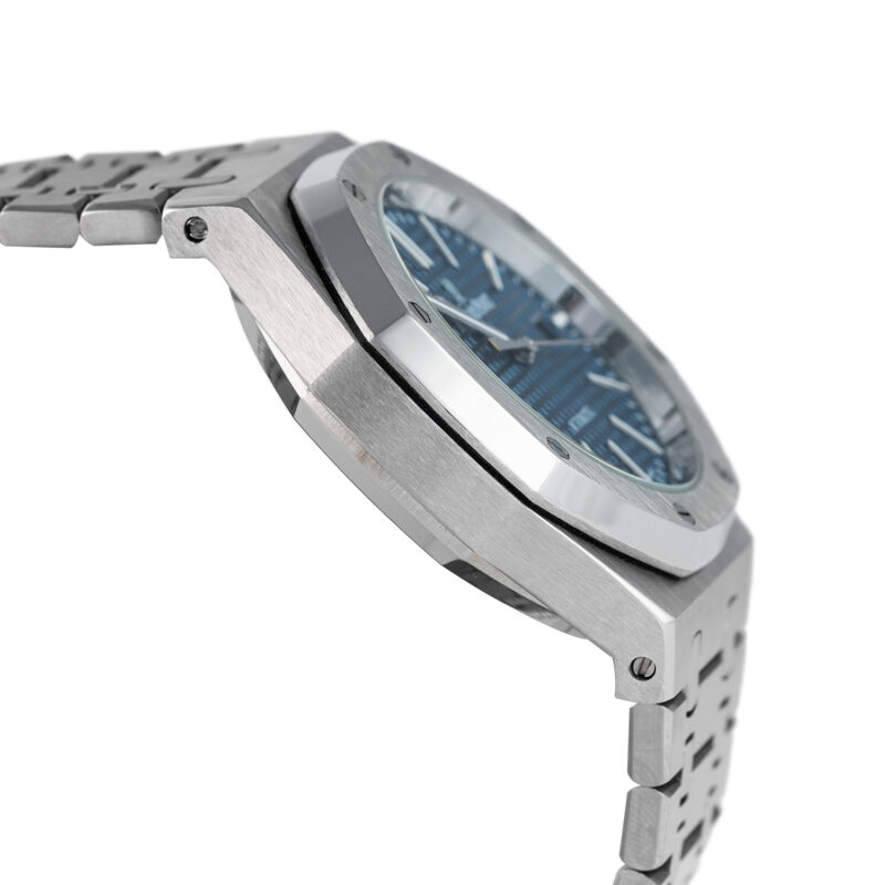 Audemars Piguet Royal Oak Selfwinding 15400st blau – Bild 4