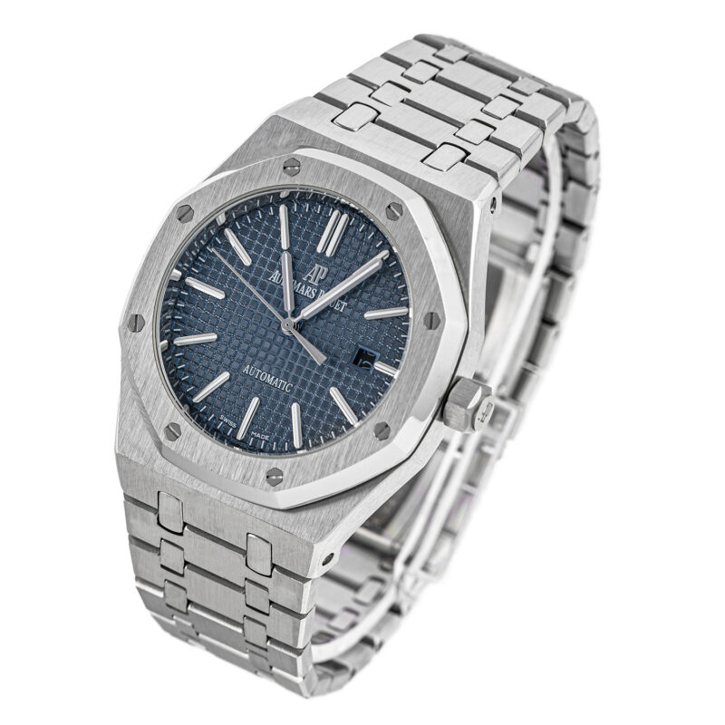 Audemars Piguet Royal Oak Selfwinding 15400st blau – Bild 5