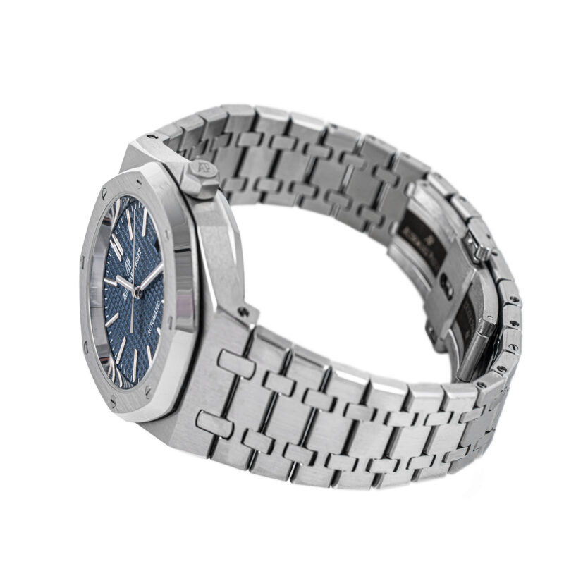 Audemars Piguet Royal Oak Selfwinding 15400st blau – Bild 7