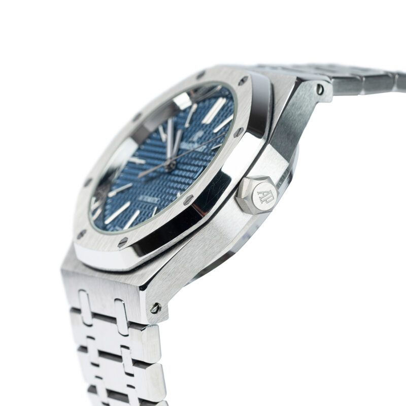 Audemars Piguet Royal Oak Selfwinding 15400st blau – Bild 10