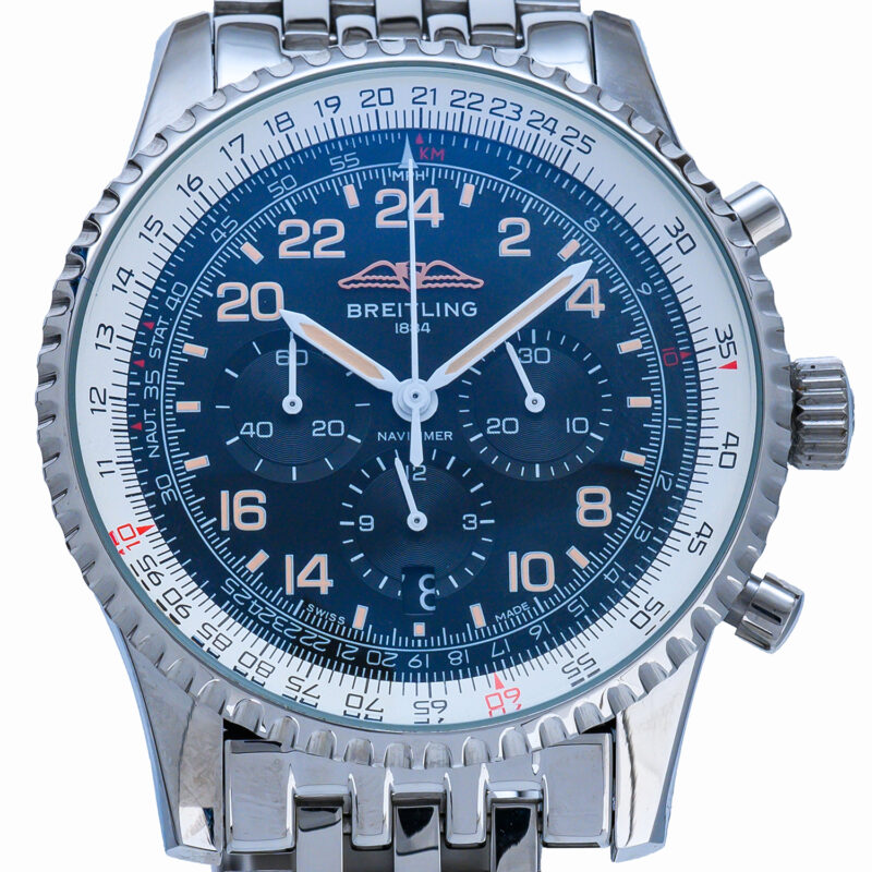 Breitling Navitimer Cosmonaute Chrono schwarzes Zifferblatt – Bild 6